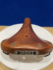 Vintage Tan/Brown Genuine Leather Brooks B.17S Ladies Standard Bicycle Seat GC