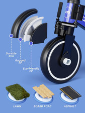 5 in 1 Toddler Balance Bike Kids Trike for 1-4 Years Old Boys Girls 3 Wheel