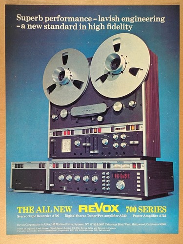1974 revox a700 reel tape - a700,