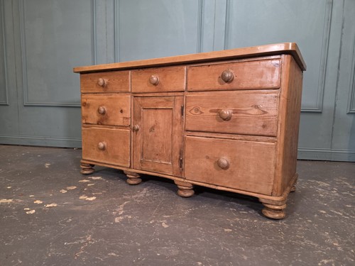 Antique pine sideboard - antique,