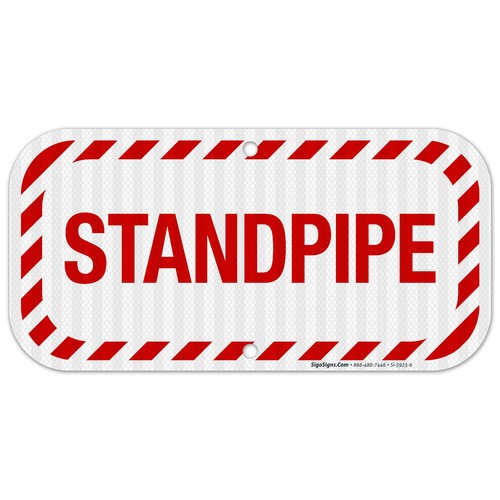 Standpipe sign fire safety - fire,