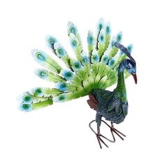 _Metal Peacock Statue Easy DIY