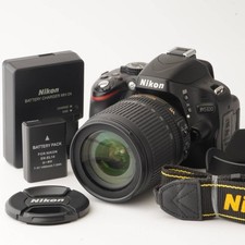 Nikon D5100 DSLR Camera Kit 18-105mm VR AF Shutter 9820 Tested Optics Clean