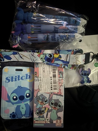 Stitch stationary plus lanyard - stitch,