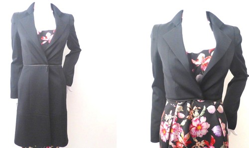 Bianca spender black wool - wool, &