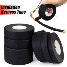 9-32mm Heatproof Adhesive Fabric Tape for Automotive Cable Loom & Electrical Wir