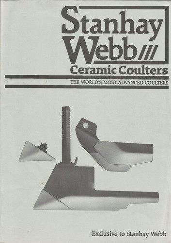 Stanhay webb ceramic coulters - ceramic,