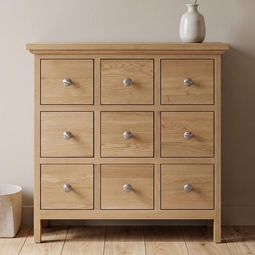 Solid oak dvd storage - solid,