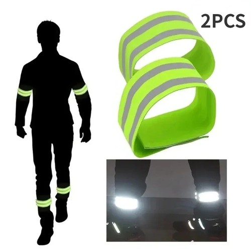 Reflective vis armbands - 2x,