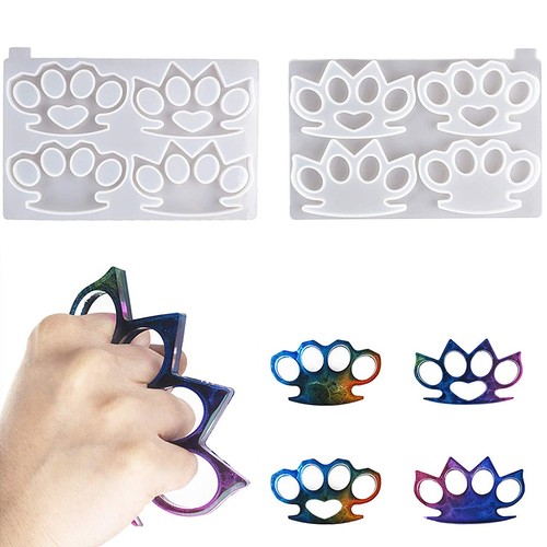 2pcs brass knuckles - brass,