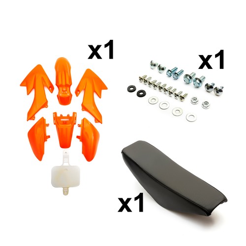Pit dirt bike orange - bike,