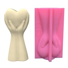 Silicone Mold DIY Garden Concrete Flowerpot Holder Mould Desktop Ornament