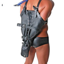 Genuine Leather Arm Binder – Adjustable Bondage Restraint