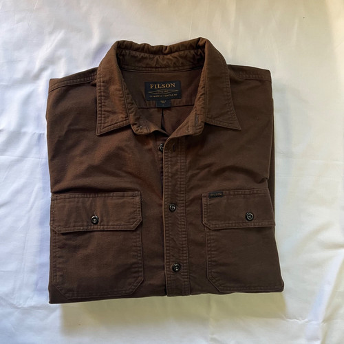 Filson flannel shirt brown - filson,