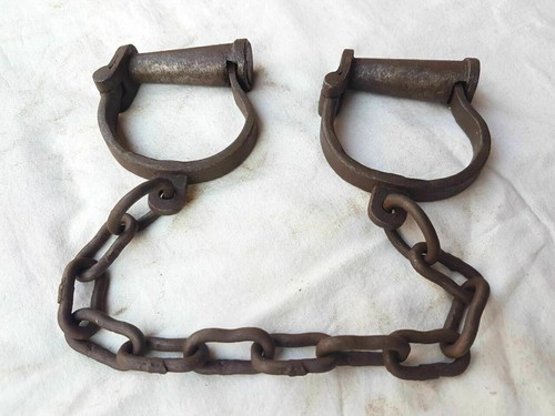 Replica old antique - old, handcuff