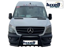 Black Nudge A-Bar Bull Bar Fits Mercedes Sprinter 2018+