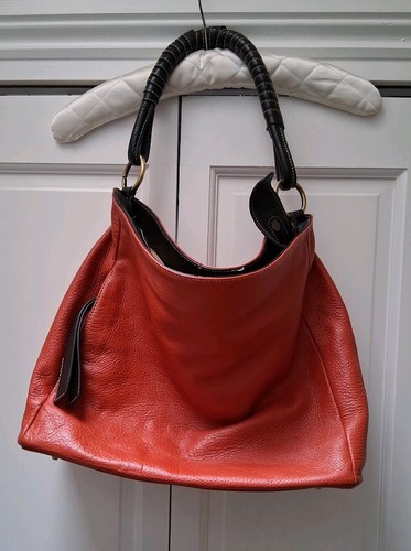 Vera pelle large orange - pelle,
