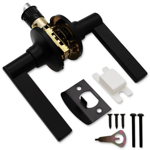 Matt black straight bar - matt,