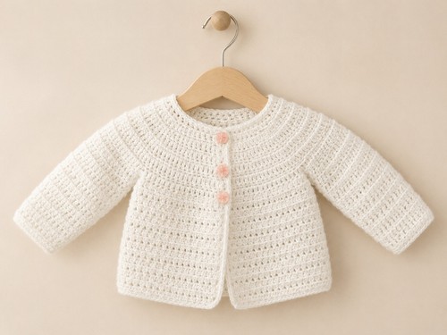 Newborn baby crochet - crochet, cardigan