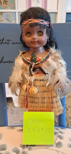 Maori vintage doll - maori, zeland