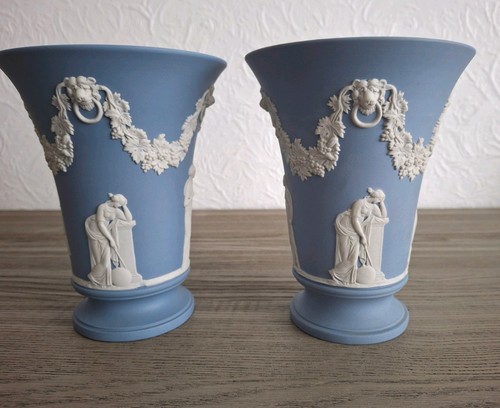Pair wedgwood jasperware - pair,