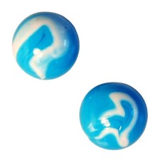 4 X  GIANT 35MM "NEPTUNE" MARBLES Traditional classic Children's Game