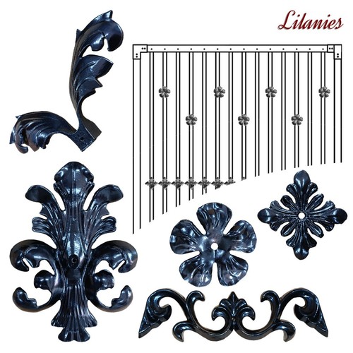 Steel gate decorative - steel,