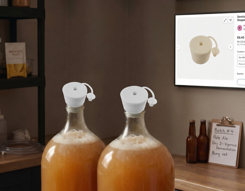 Demijohn rubber bung with - rubber,