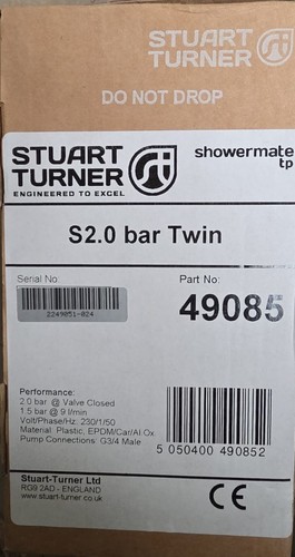 Twin shower pump bar - twin, 2.0