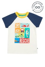 Frugi Unisex White Top - Reid