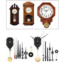 Pendulum Clock Movement Mechanism Kits Replace with Hands and Pendulum Parts