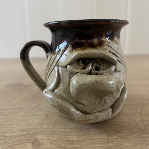 Vintage ugly pottery - ugly, mug