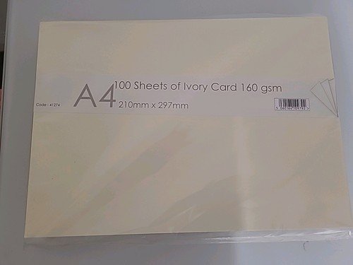 Ivory 160gsm smooth - ivory, a4