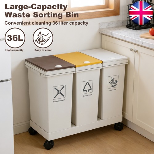 Recycling bin with wheels - bin,