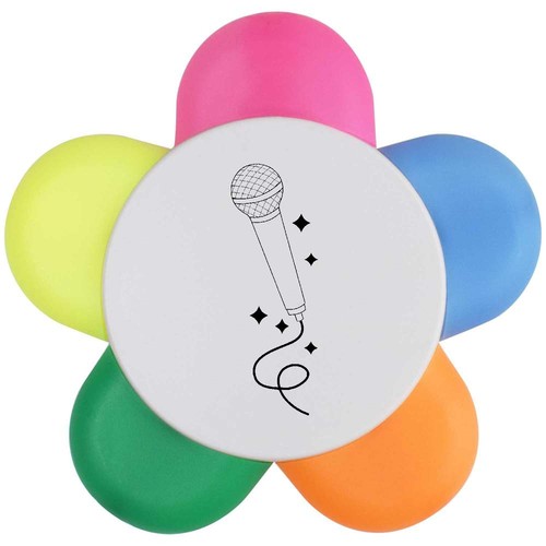 Microphone with glitter - with, glitter'