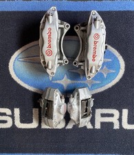 Subaru Impreza front brake calipers 4 pot brembo brakes 2.0 turbo STI 2004