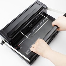 Double Wire Binding Machine with Punching Function Wire Binding Office Equipment