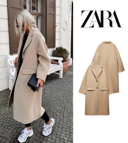 Zara camel double faced wool - faced,