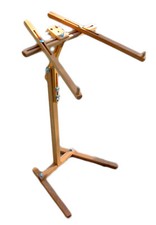 Tapestry floor stand  (wooden)