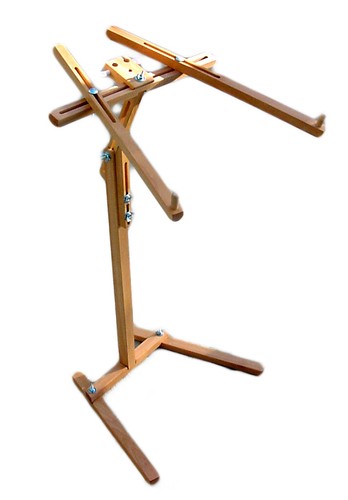 Tapestry floor stand - , (wooden)