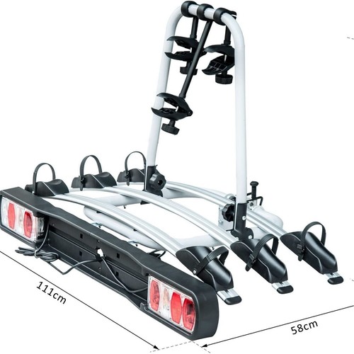 Homcom rear mounted bicycle - homcom, rear-mounted