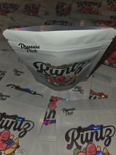  100x 3.5g Mylar Calipack Smell Proof Resealable Bags