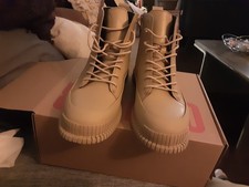 Womens Camper Pix beige ankle boots size 7