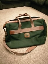 Antler Large Travel Shoulder Bag Weekender Holdall Vintage Green and Brown UK