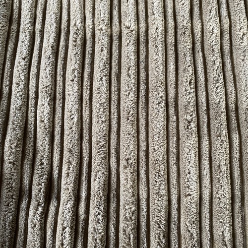 Metre beige jumbo cord - of,