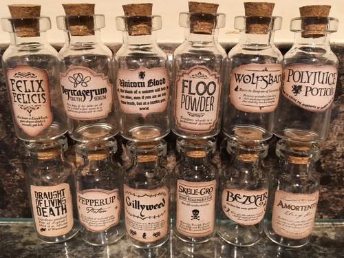 Glass wizard potion - wizard,