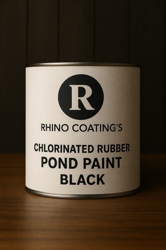 Chlorinated rubber black pond - chlorinated,
