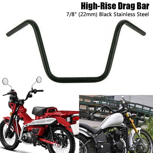 Black motorbike high rise - black, high-rise