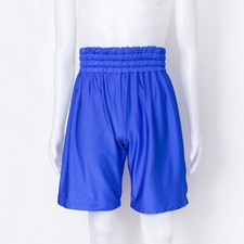 Custom Made Boxing trunks  Blue (Men'sLsize)boxing shorts  light material