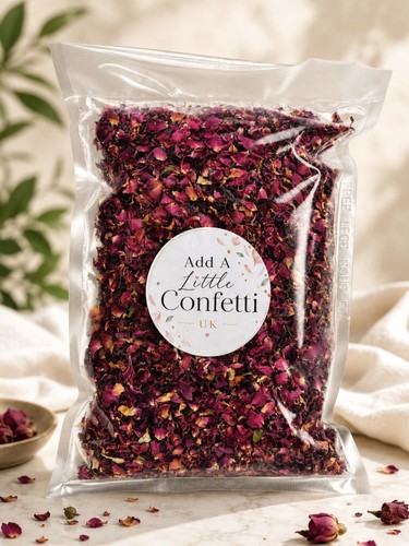 Dried rose petal confetti - petal,